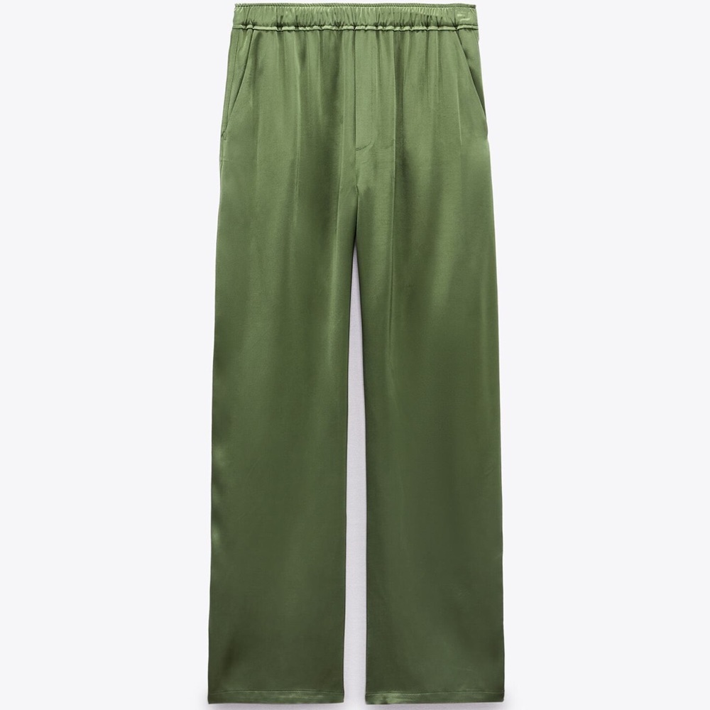 Zara ZW Collection Straight Fit Trousers